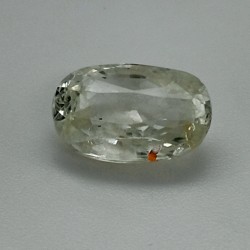 White Sapphire  5.83 Ct Certified